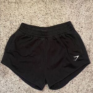 Gymshark‎ Black Sweatpant Shorts Size Small